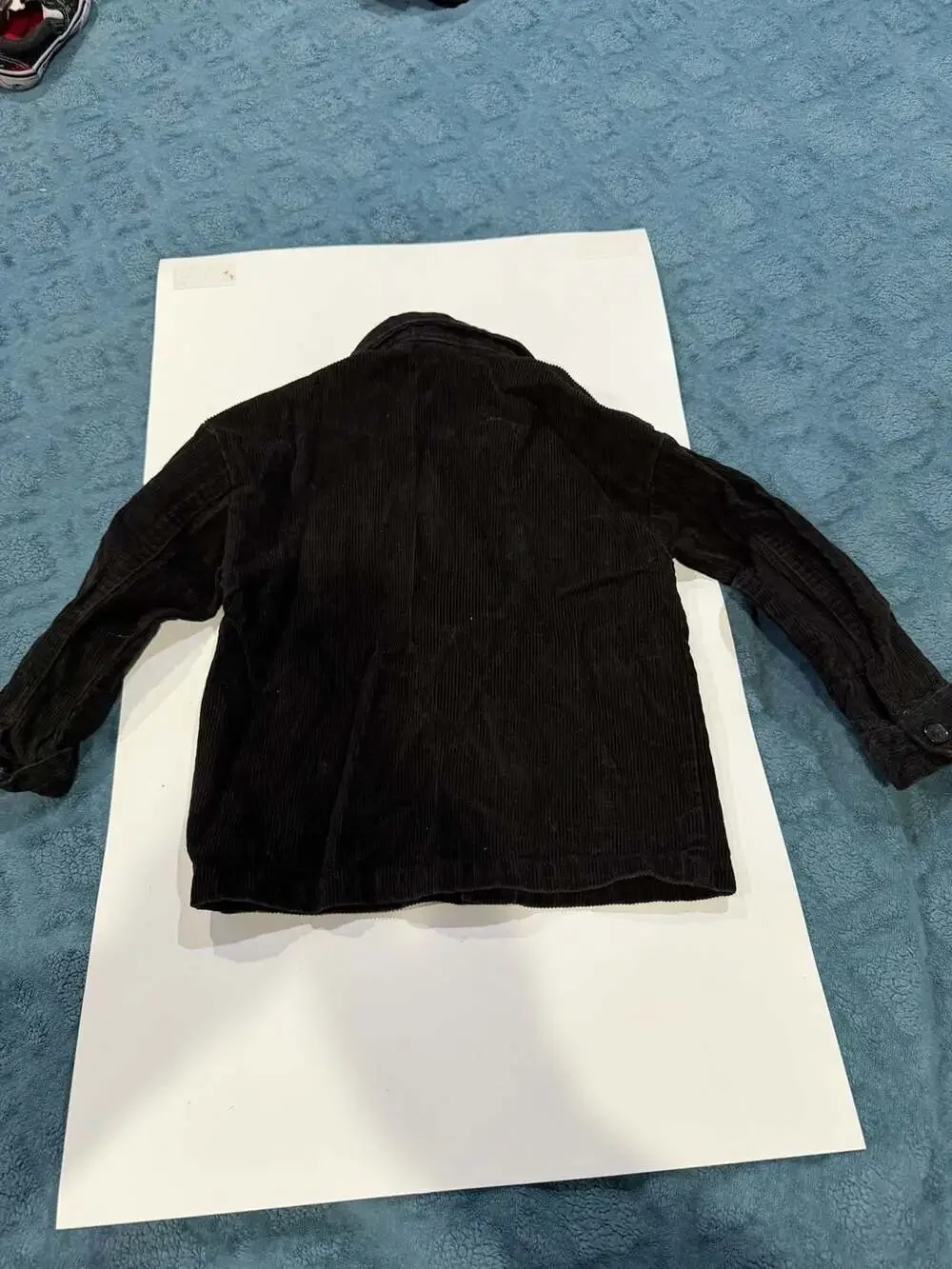 Wonder Nation Toddler Boys Black Corduroy Button-Down Shirt Jacket